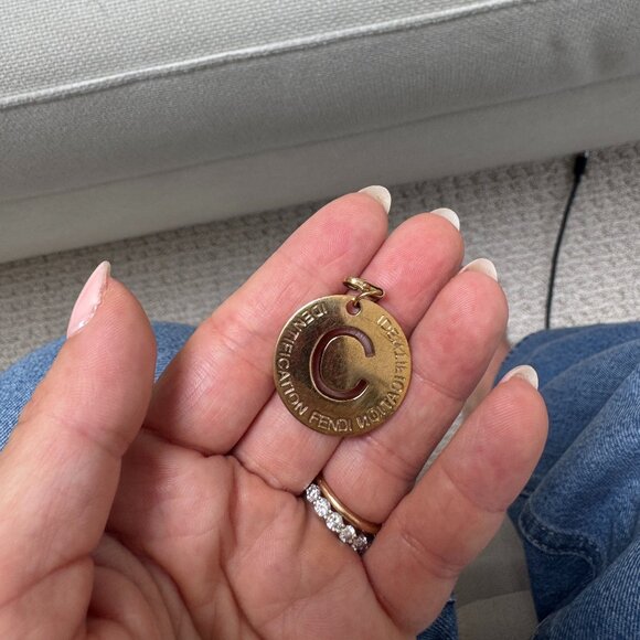 Fendi Charm in letter C - Picture 1 of 2